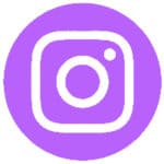Social Media Icon Pink Purple Instagram