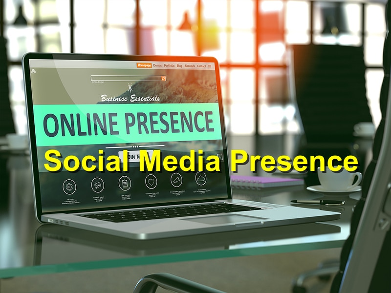 social media presence