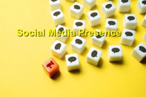 social media presence