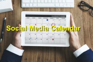 social media calendar